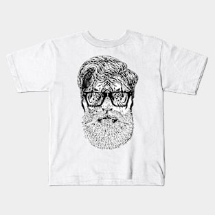 Hipster Tiger Kids T-Shirt